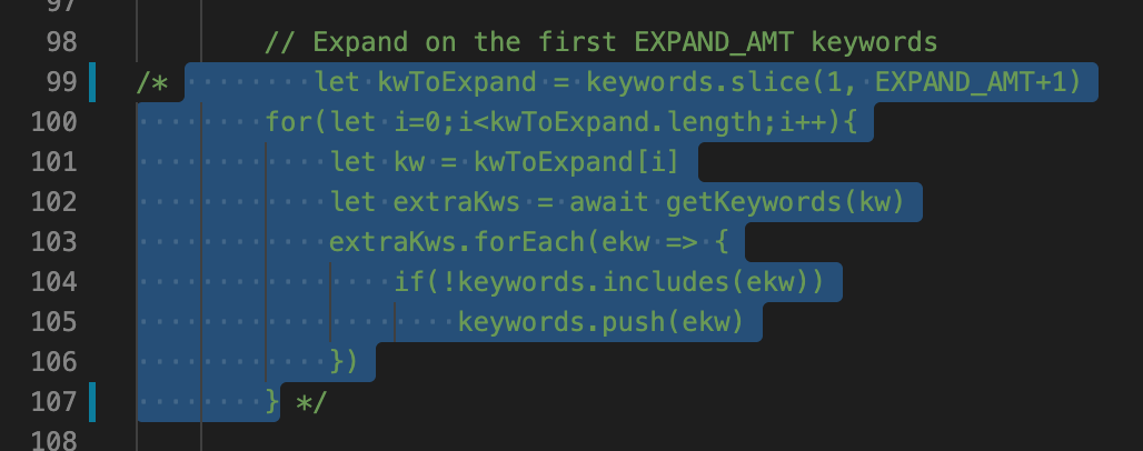 Block Comment VSCode