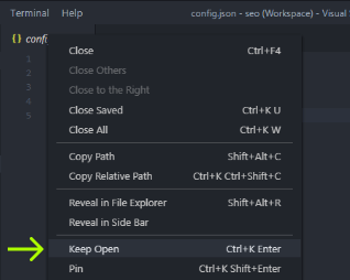 How to Always Open Files in a New Tab - VSCode